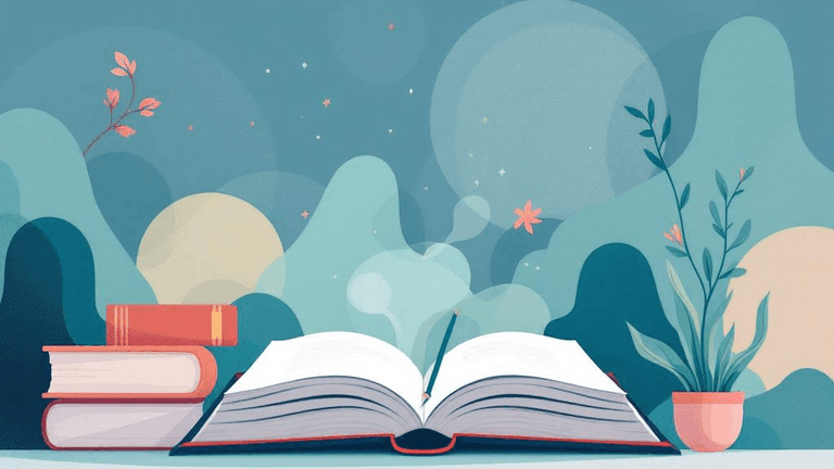 A professional blog header illustration for an article about Writing Craft.Context: Characters who leap off the page sha...