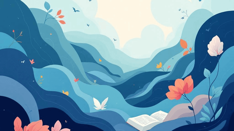 A professional blog header illustration for an article about Fiction Craft.Context: The moment hits like a physical blow...