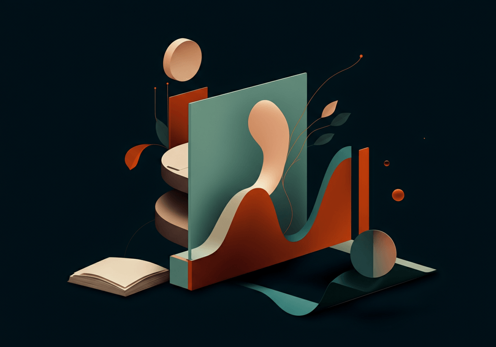 A professional abstract illustration representing the concept of Why Brevity Creates Impact in Fiction Craft