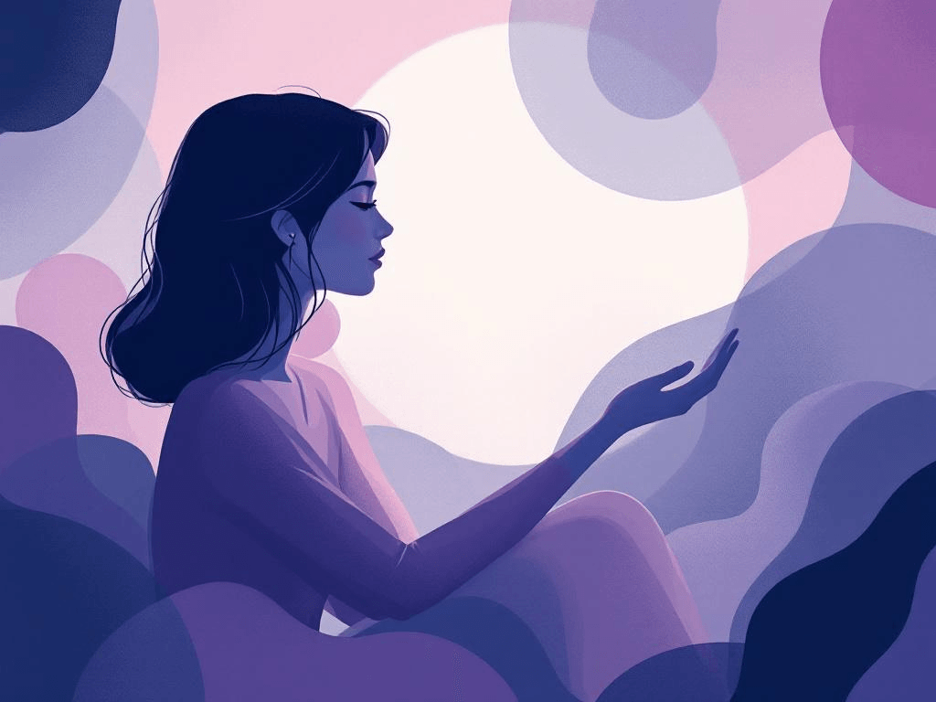 A professional abstract illustration representing the concept of What