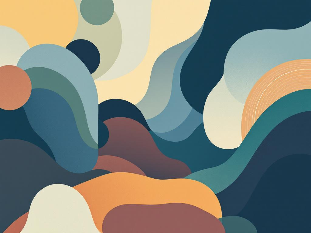 A professional abstract illustration representing the concept of Precision and Interiority: Saunders and Machado in Short ...