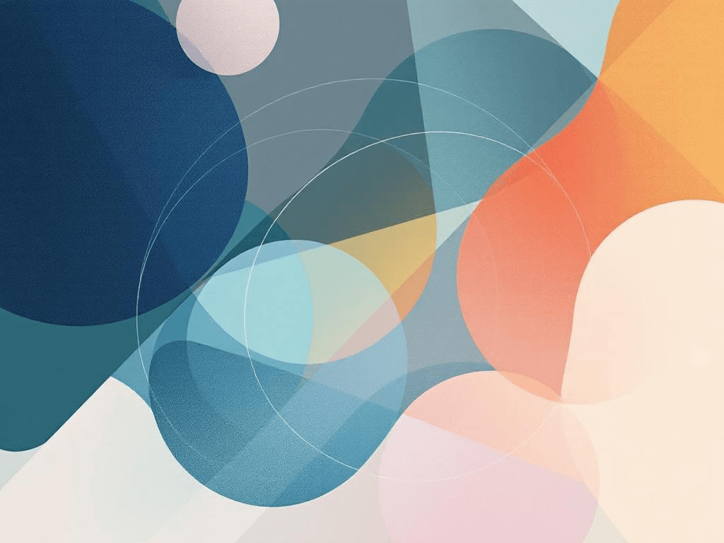 A professional abstract illustration representing the concept of The Geometry of Control in Crossover Romance