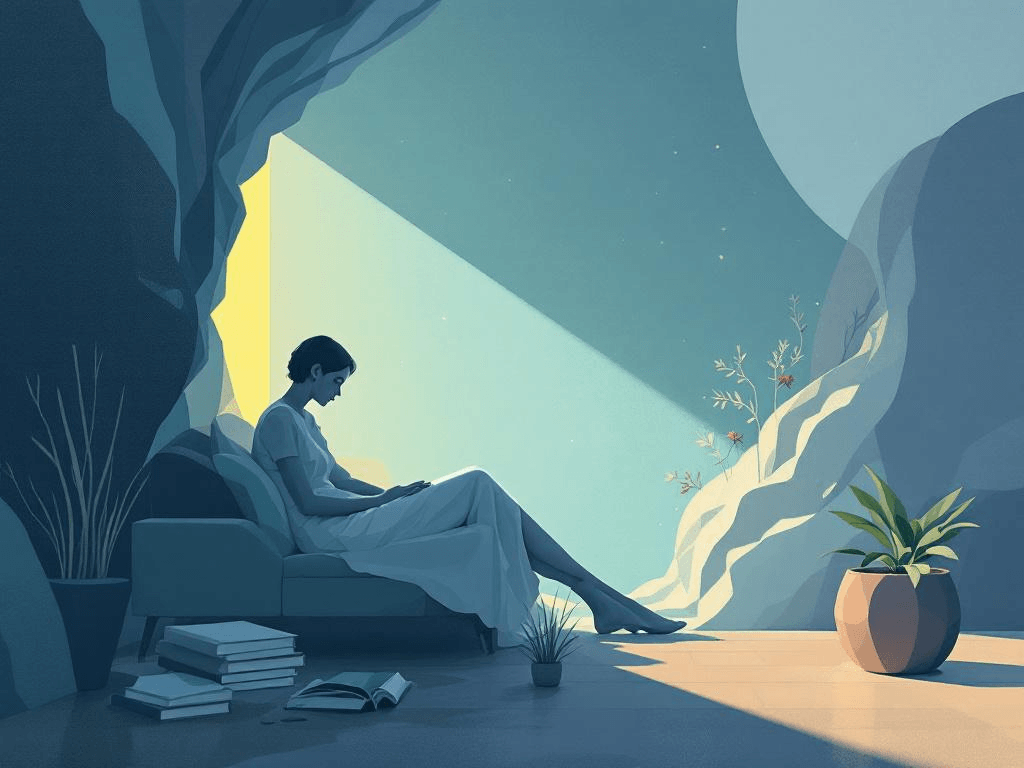 CRITICAL: This image must contain ABSOLUTELY ZERO text, letters, words, numbers, symbols, or typography of any kind. No si...