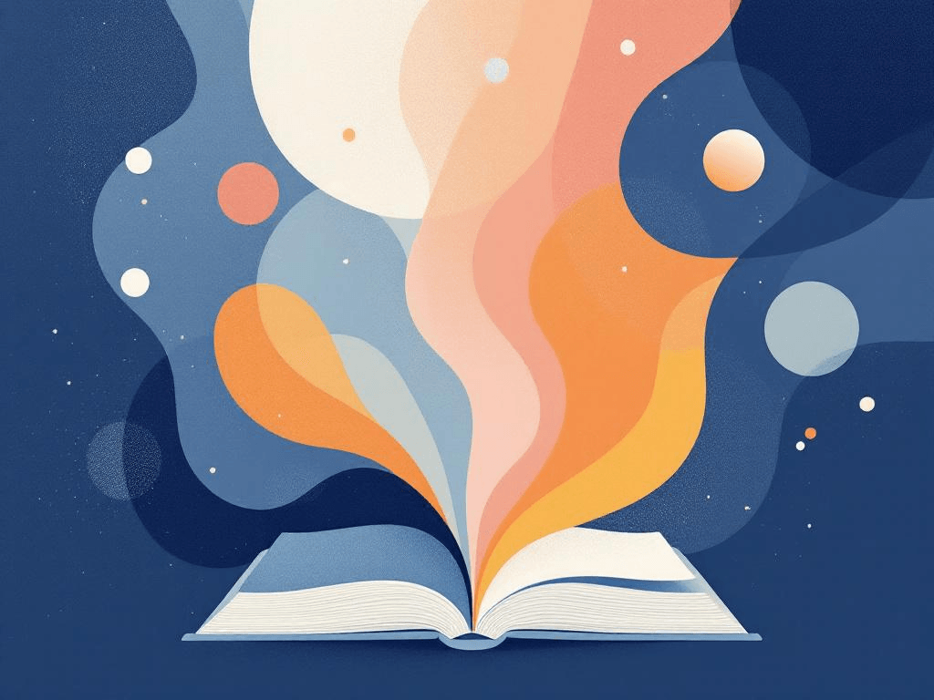 A professional abstract illustration representing the concept of Scene vs. Summary: The First Pacing Decision in Writing C...