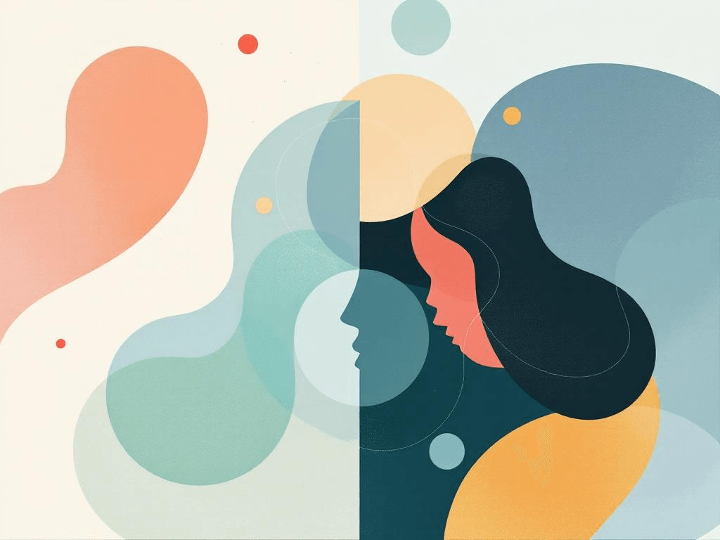 A professional abstract illustration representing the concept of What You're Actually Practicing in Writing Craft