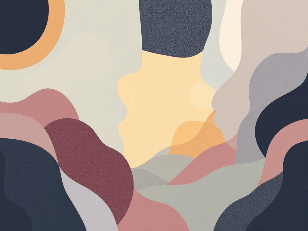 A professional abstract illustration representing the concept of Identity at the Margins in Short Fiction